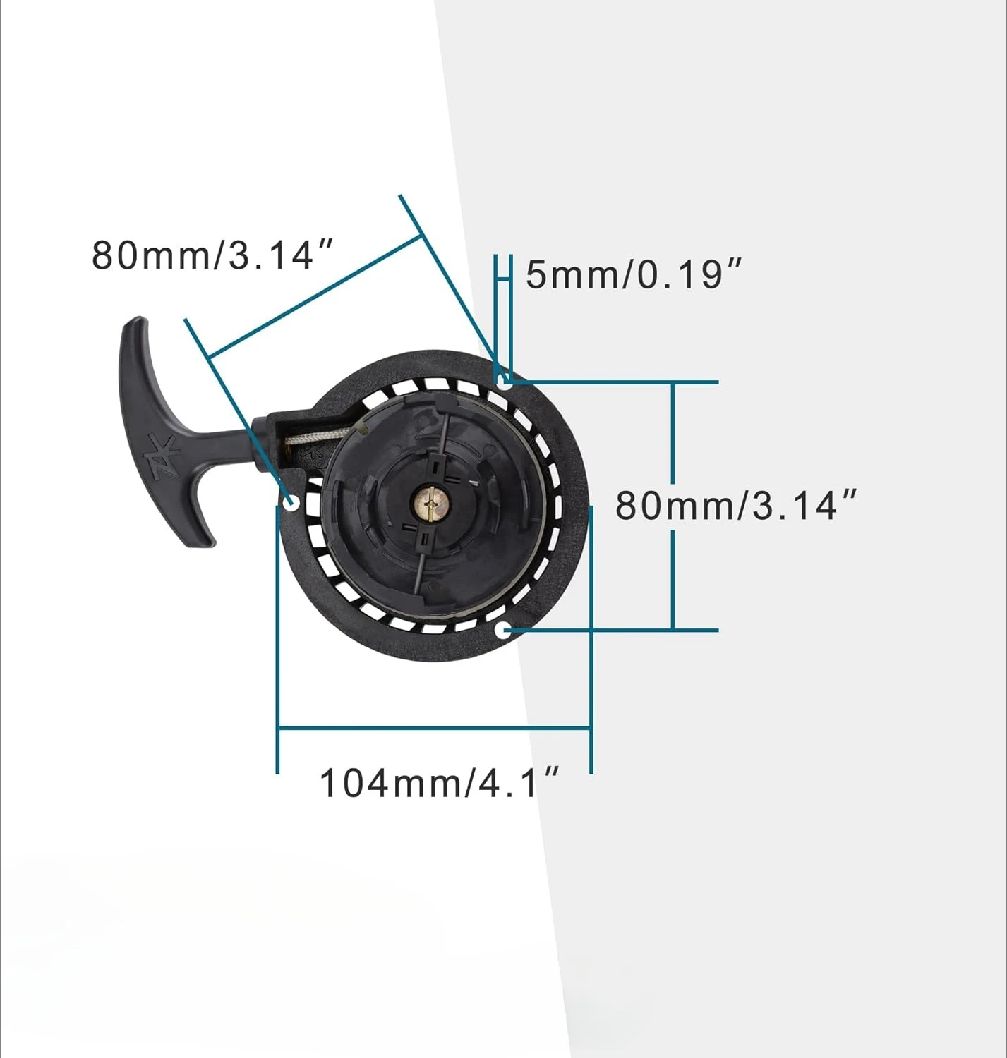 Pull Start Recoil Starter for 43cc 49cc 50cc Mini Pocket Bike ATV Dirt Bike Gas Scooter