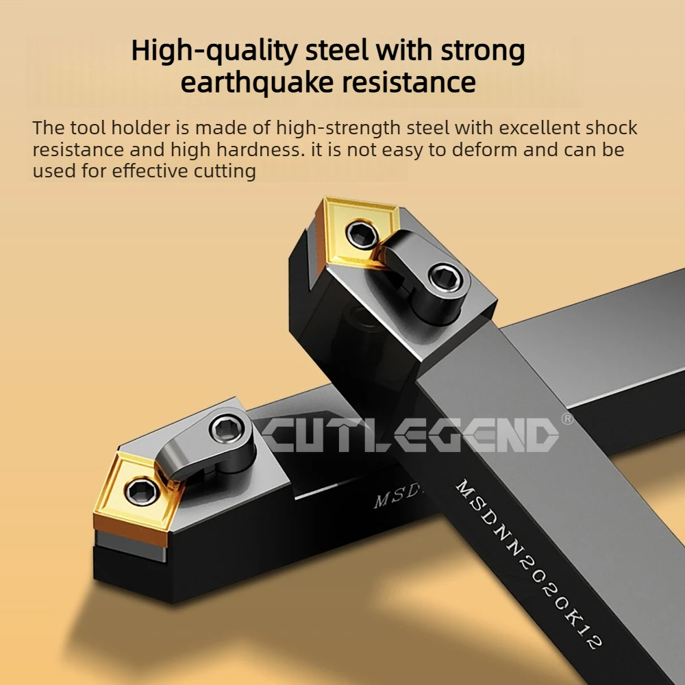 CUTLEGEND MSDNN2020K12 MSDNN2525M12 MSDNN1616H12 45 Degree External Turning Tool Holder CNC Lathe Tool For SNMG1204 Inserts