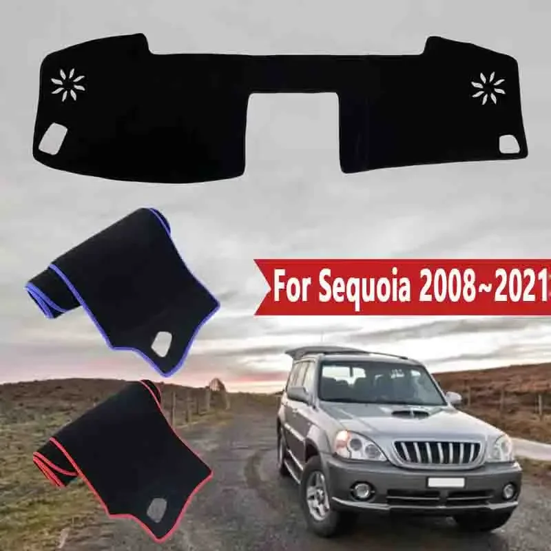 Dashmat Original Dashboard Cover Carpet Pad Sunshade Mat for Toyota Sequoia XK60 SR5 TRD 2008~2021 Anti-UV Rug Accessories 2014