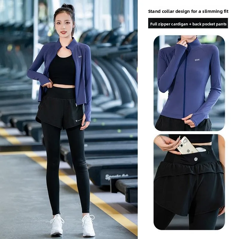 

Новый профессиональный спортивный комплект для горного туризма 2025 года: женская одежда с длинным рукавом для активного отдыха, бега, йоги и фитнеса