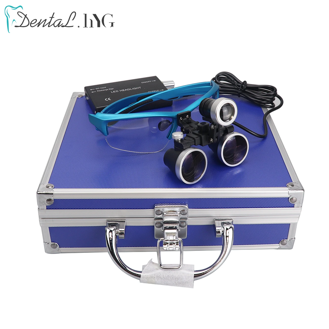 2.5/3.5x420 Headlight Headlamp 5W Set Metal Box Dental Loupes Dental Magnifier Dental Lab Medical Loupes Magnification Binocular