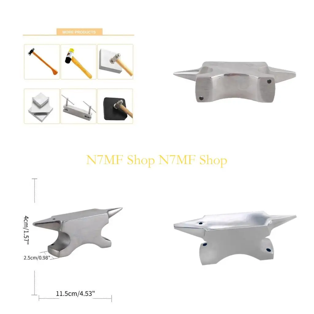 

N7MF DIY Metalworking Tool Horn Anvil Wire Mandrel for Crafting Rings
