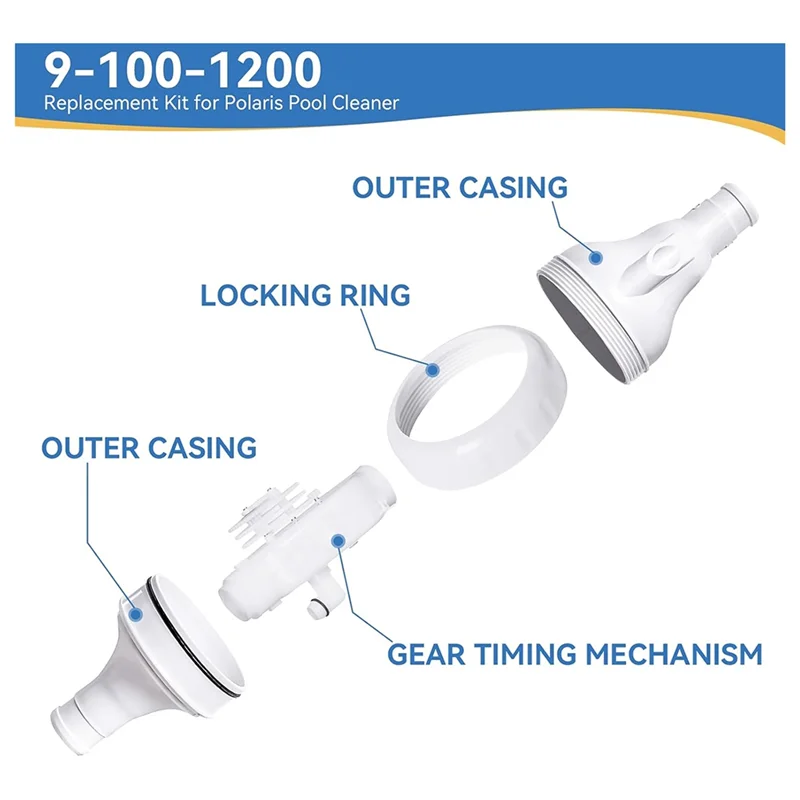 

Резервный клапан IALJ-9-100-1200 для резервного клапана Polaris 360, замена для очистителя бассейна Polaris 360