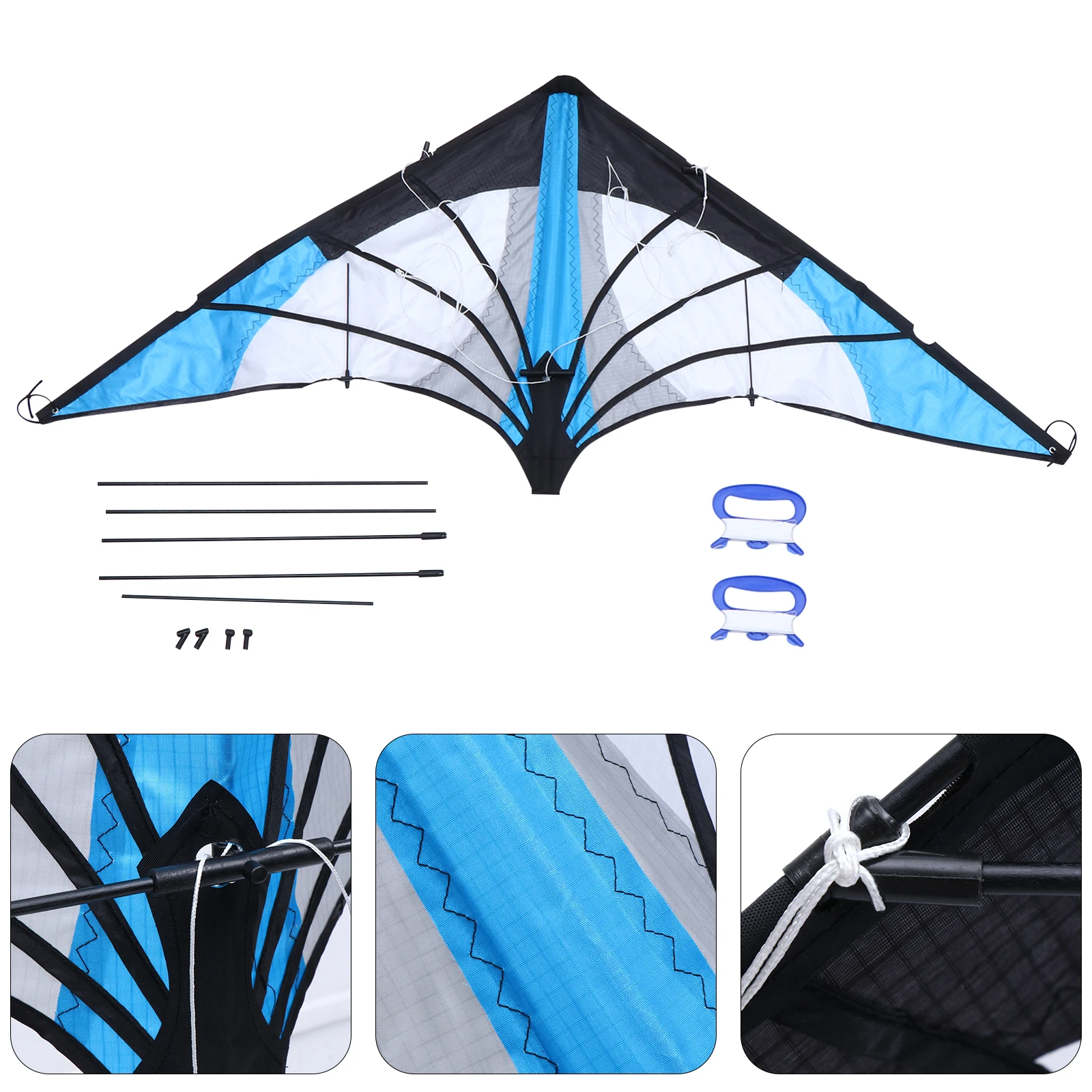 

Kite Shaped Double Double-Line Kite Outdoor Colorful Beach Fun Activity Gift