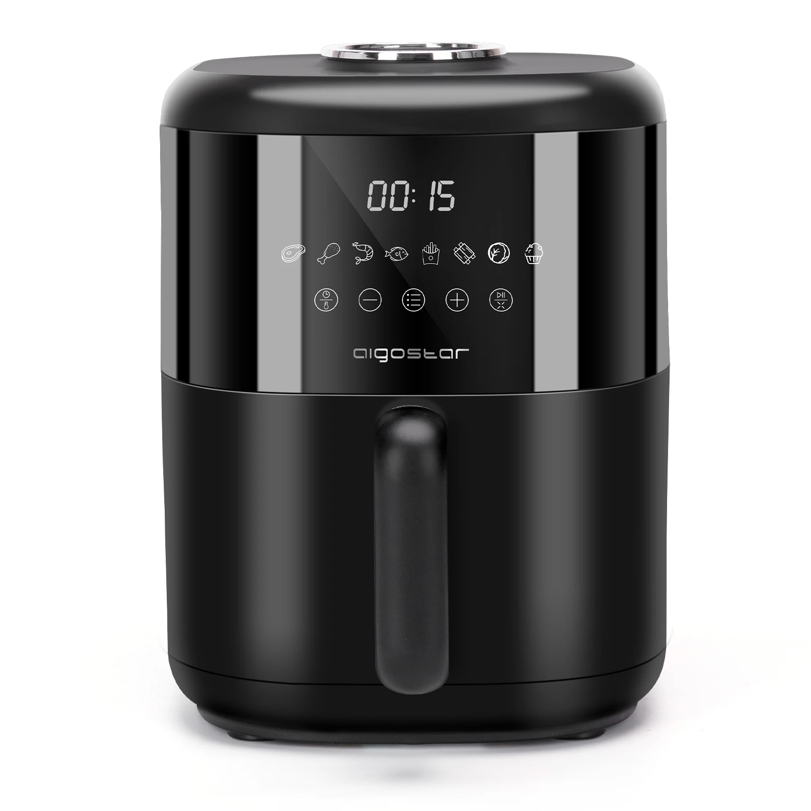 Aigostar Abby-Hot air Fryer 0% BPA. 3L, 1300W. 8 programs and manual mode. LED touch panel.