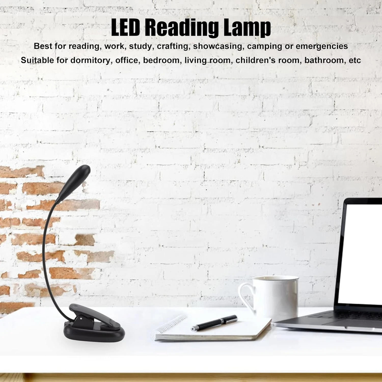 Efficient, stylish, versatile LED clip-on light enhances task completion for a more productive and enjoyable day. Upgrade your d