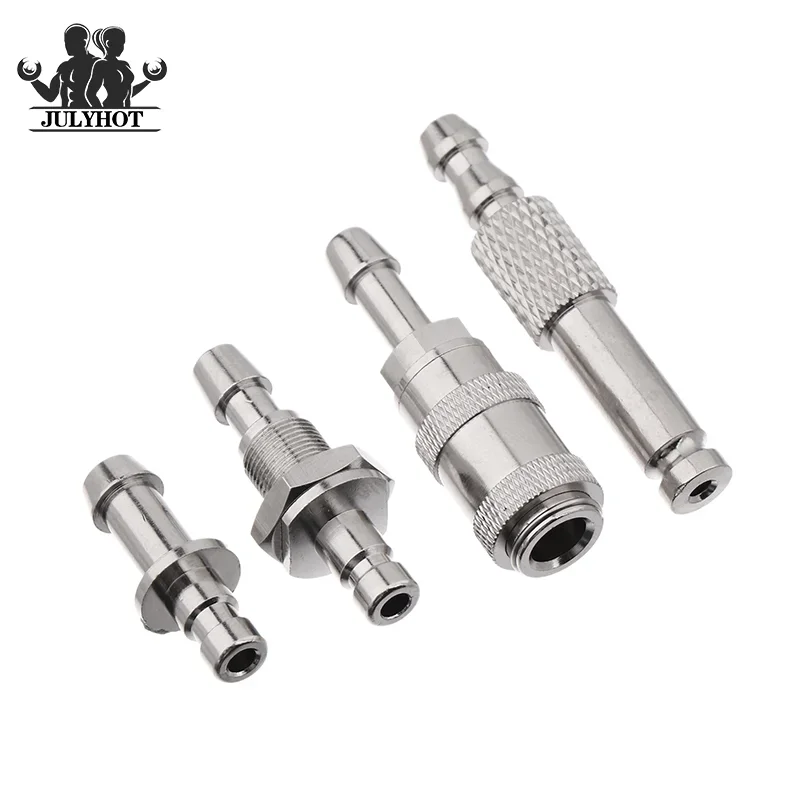 Metal Air Hose Connector NIBP Adapter Blood Pressure Meter BP Cuff Joint Link Male Female Quick Connection Bayonet Airway Joints