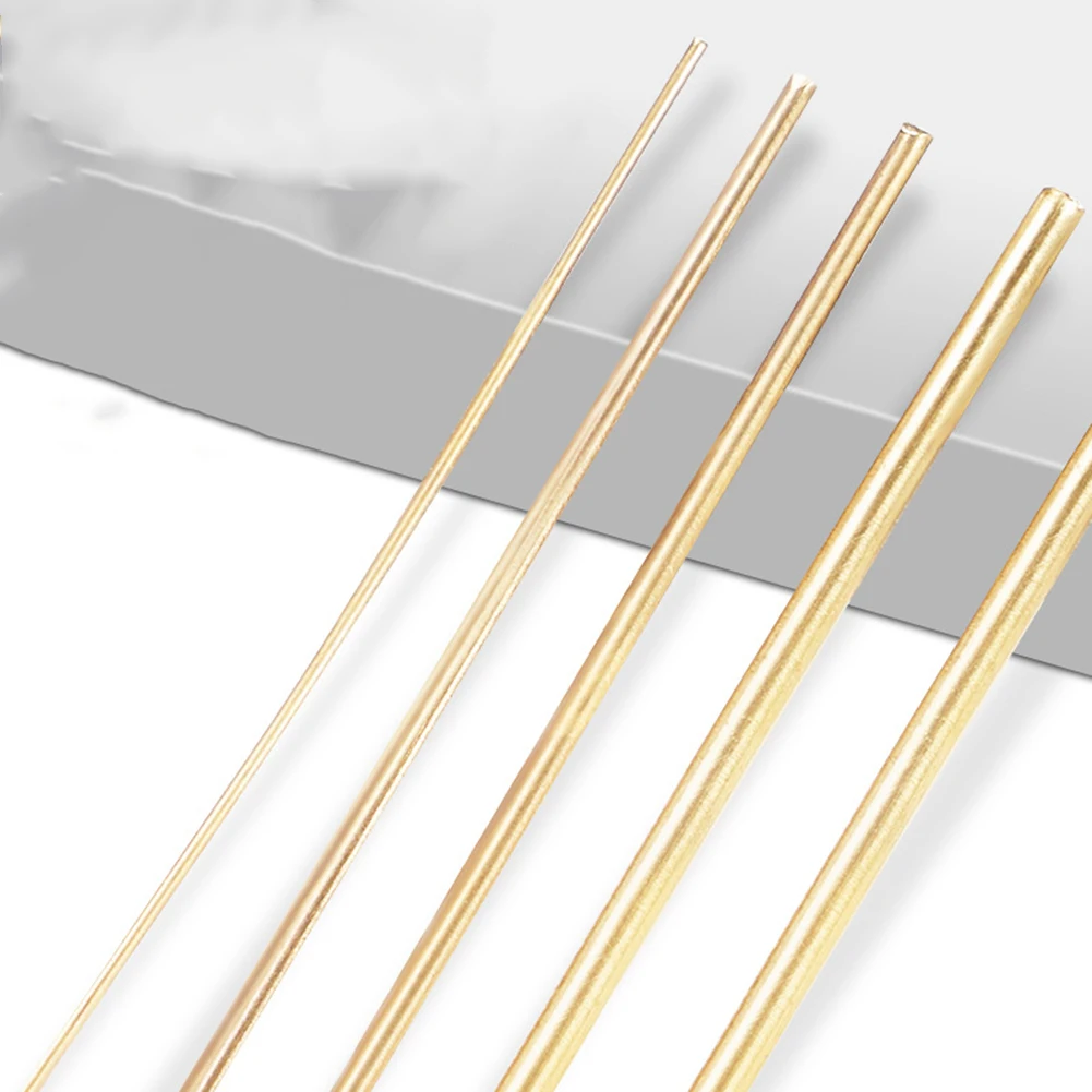 4pcs Gold Soldering Wire Silver Welding Rods for Jewelry Repair Suitable for Metal Welding Diameter 0 5 to 1 5mm Length 50cm
