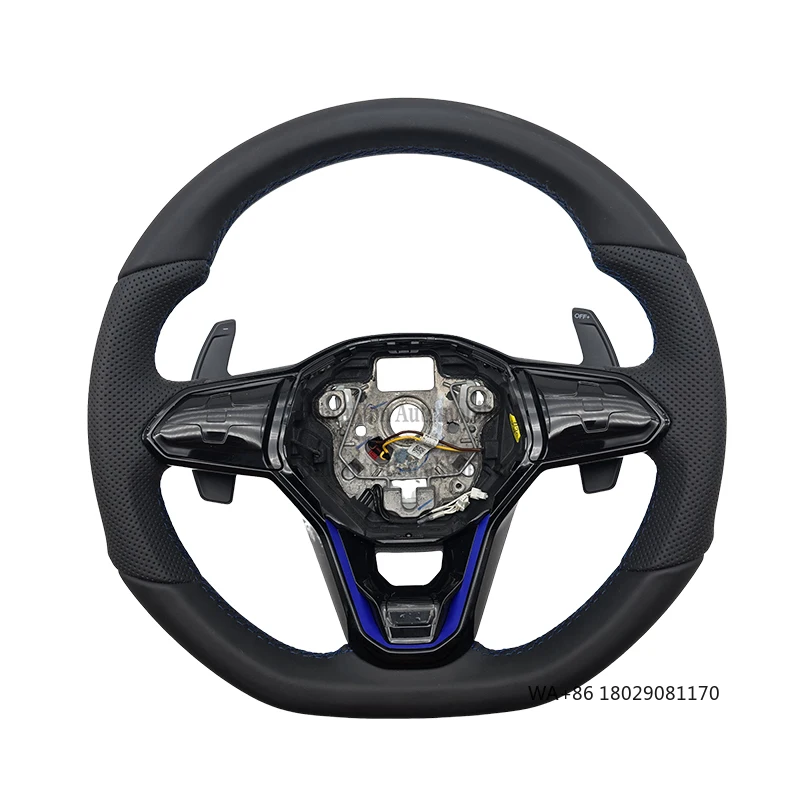 

Оригинальные заводские продукты, большое лопастное рулевое колесо для Volkswagen Golf 7 GTI Tiguan R Arteon R, автомобильное рулевое колесо