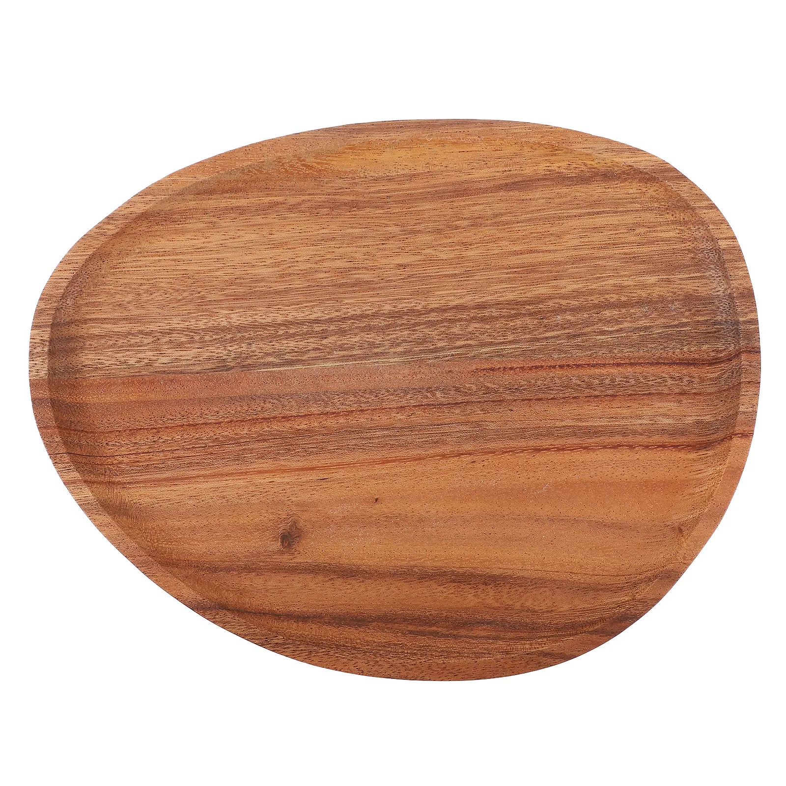 Irregular Shape Wooden Dessert Tray for Fruits Cakes Cupcakes Snacks Multi-Function Household Food Tray Wear-Resistant Home
