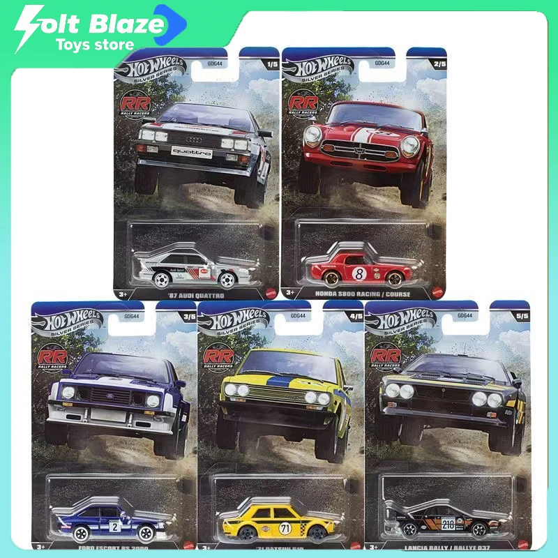 

Hot Wheels Pop Culture Silver Label Rally Racing Series Модель автомобиля 1/64 Honda S800 Audi DieCast Cars Модель для мальчиков Коллекция Подарок