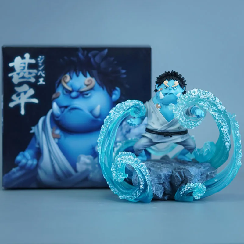 Jinbe modèle une pièce Figurine d'action une pièce Manga Figurine Anime périphérique Kawaii poupée PVC Figuras ornements jouets enfants cadeau