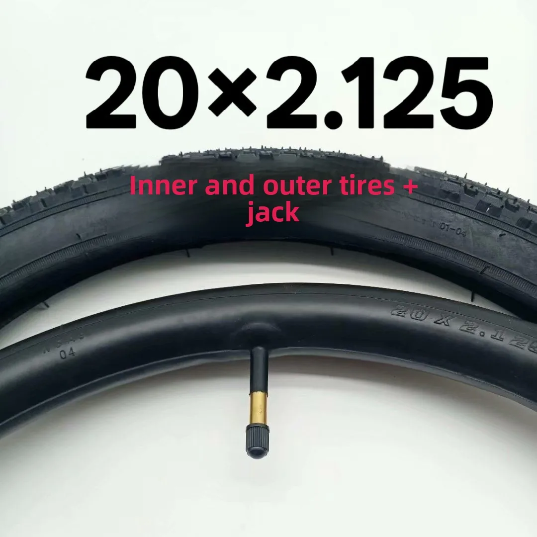 20 Inch Bicycle Racing Tire Inner And Outer Tube Mountain Bike Tyres 20x2125 Children's Mountain Bike Inner And Outer Tires