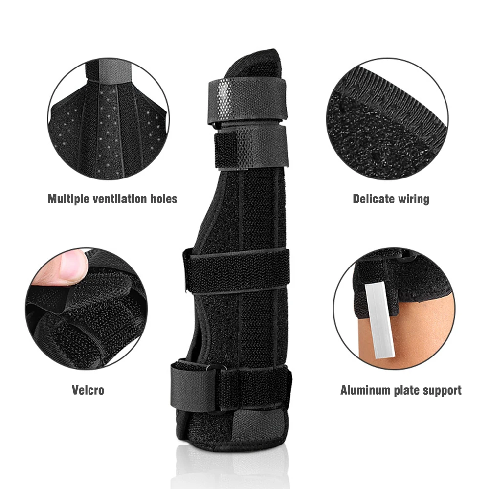 Adjustable Compression Finger Holder Protector Brace Sports Wrist Thumbs Hands Arthritis Splint Support Protective Guard