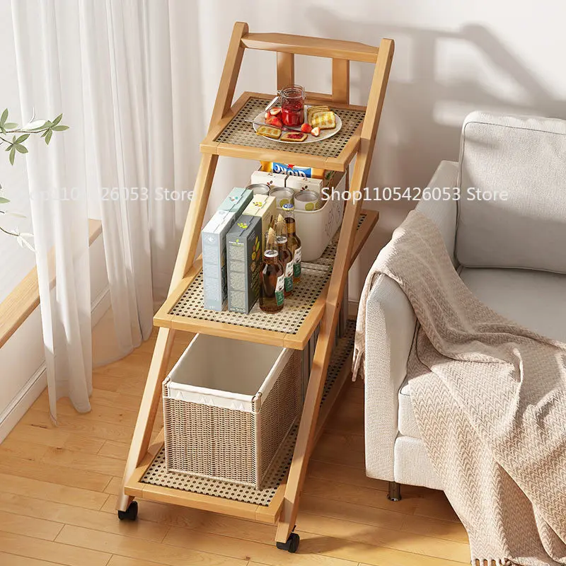 

Стильный многофункциональный журнальный столик для гостиной, передвижной, многоярусный, креативный, современный, простой, с полками.