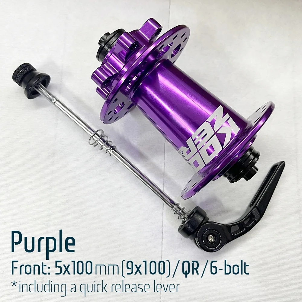 Koozer XM490 pro Front Mtb hubs k7 cube 5x100mm QR 9x100mm TA