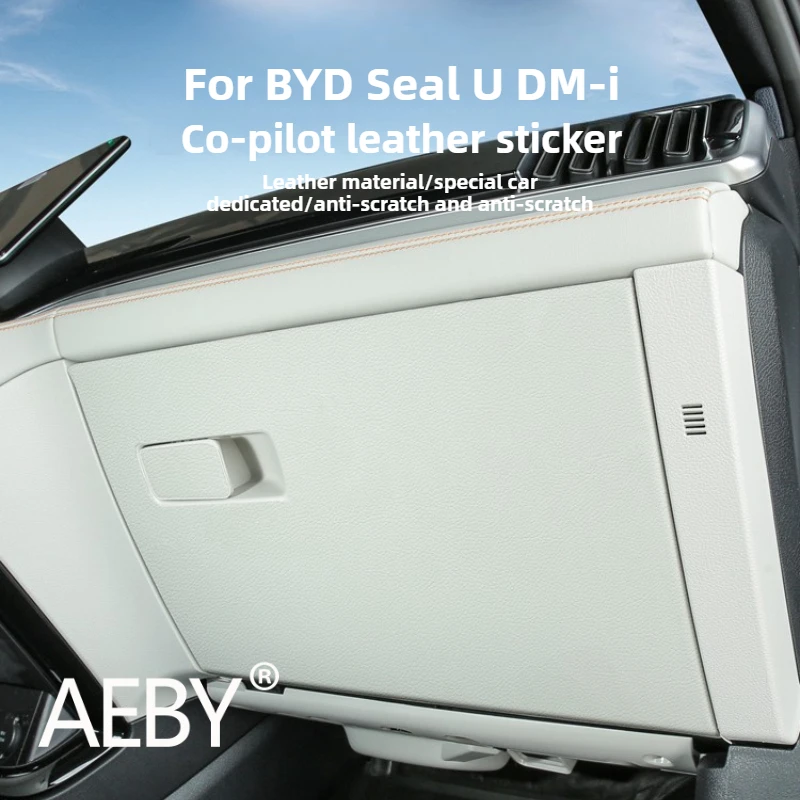 

AEBY For BYD Seal U DM-i 2020-2025 Passenger Side Kick Pad, Anti-Scratch Anti-Dirty Glove Box Mat, Car Interior Accessories