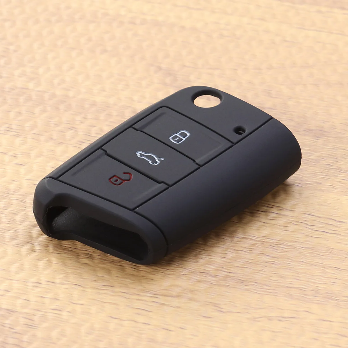 

Car Accessories Silicone Key Case Cover Black Soft Silicone Key Container for Car Keys Cushioning Impact Protection