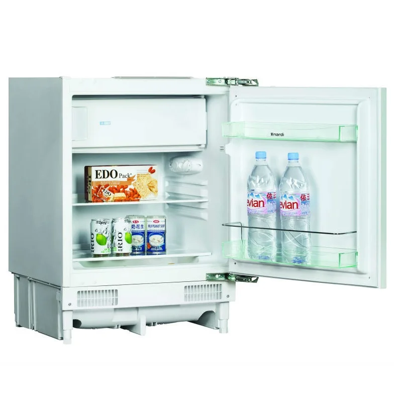 low noise mini 60cm under fridge 117L with freezer and single door