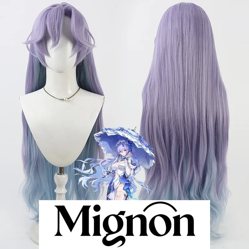 

Mignon Reverberation Cantarella Cosplay Wig Multi-Color Gradient Simulated Scalp