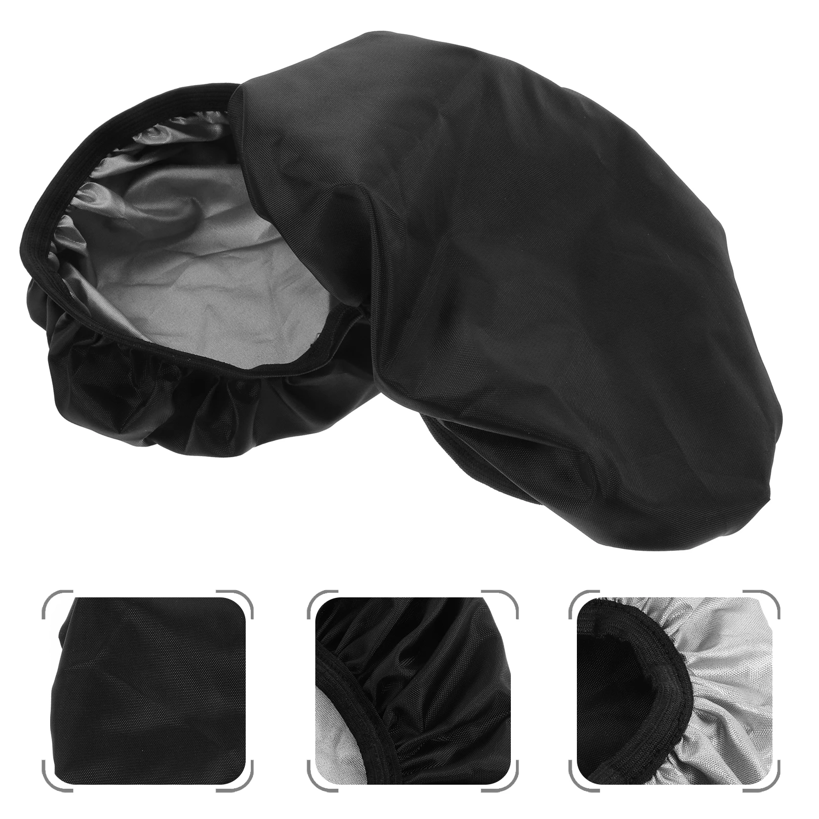 

2pcs Waterproof Bike Seat Cover Rain Resistant Elastic Stretch Dirt Mud Protection For Most Seats Reusable Durable Outdoor Use