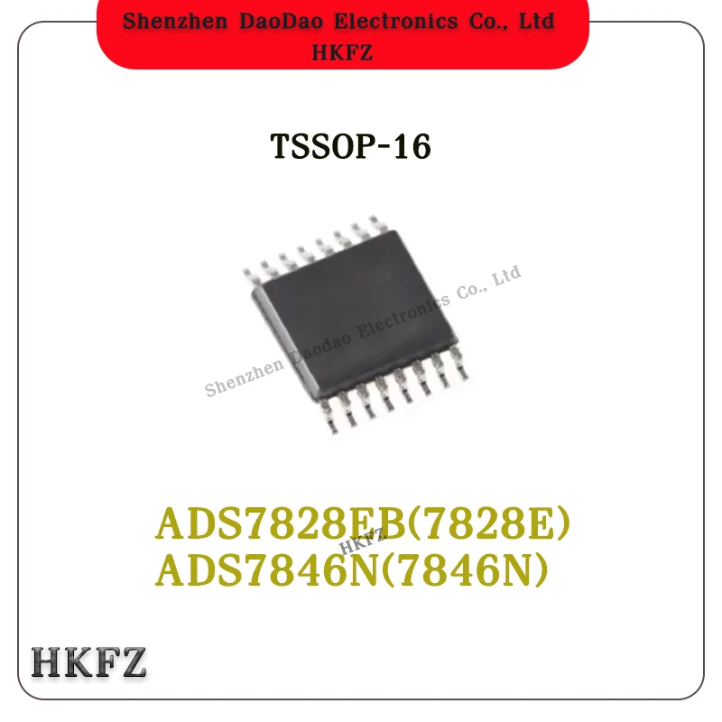 

5Pcs ADS7828EB 7828E ADS7846N 7846N TSSOP16 12-bit AD converter new original