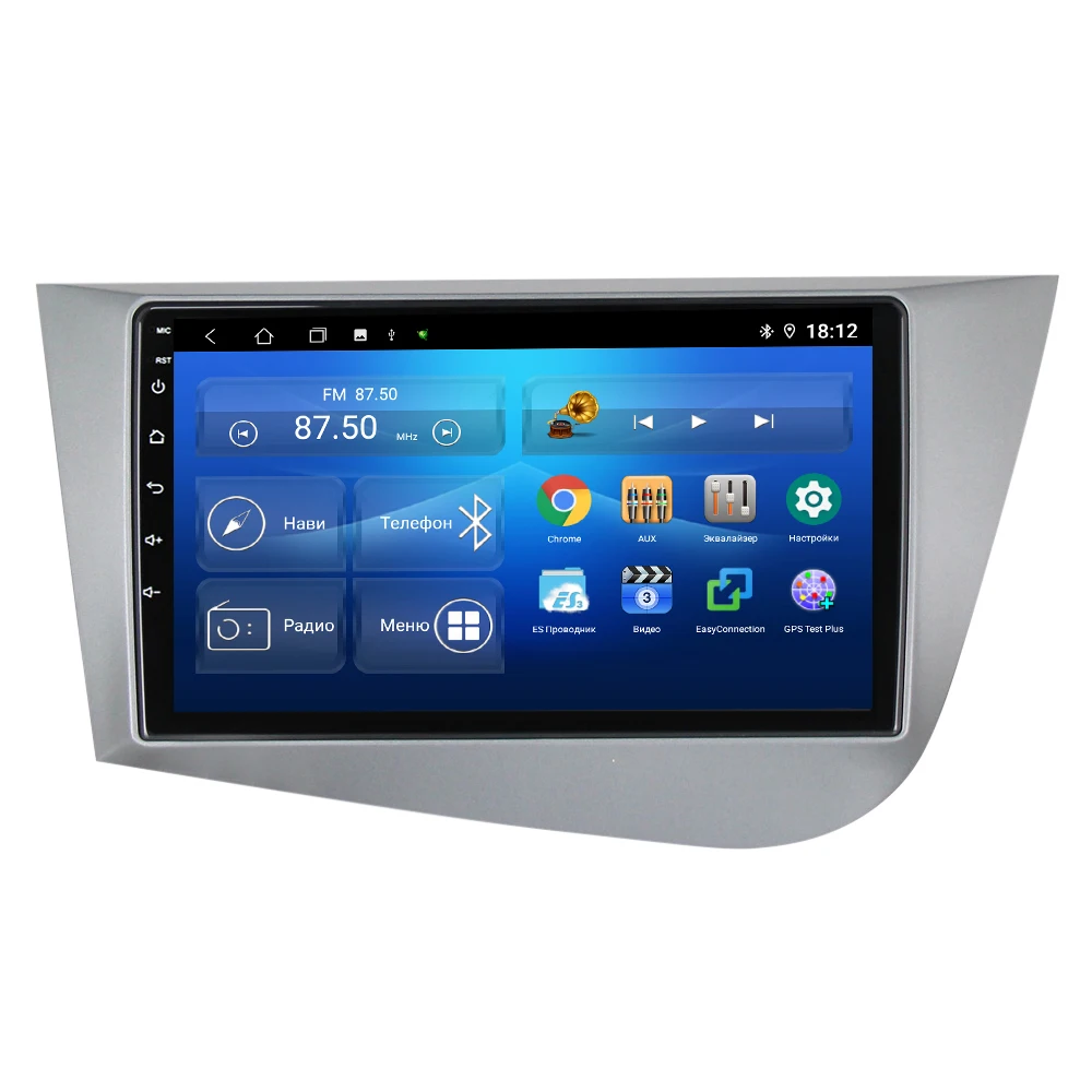 Octa Core Android Car Radio GPS for Seat Leon 2 MK2 2005-2012 Autoradio GPS Multimedia Car Head unit with BT RDS Wifi 4G LTE