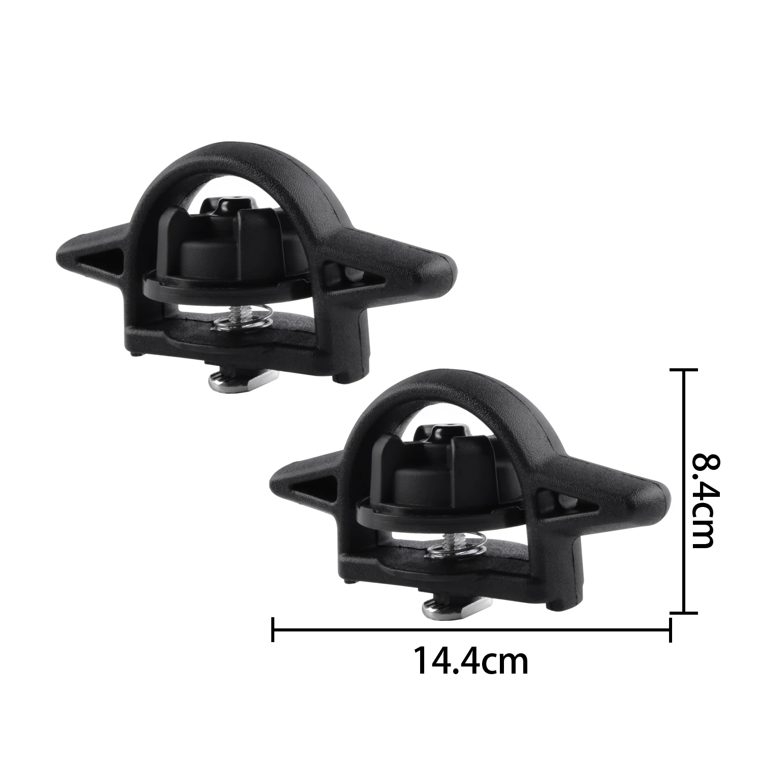 2pcs Truck Tailgate Trunk Luggage Anchor for Toyota Tacoma Tundra 2005-2021 Pickup Bed Side Tie Down Cleat Hook Fastner Clip New