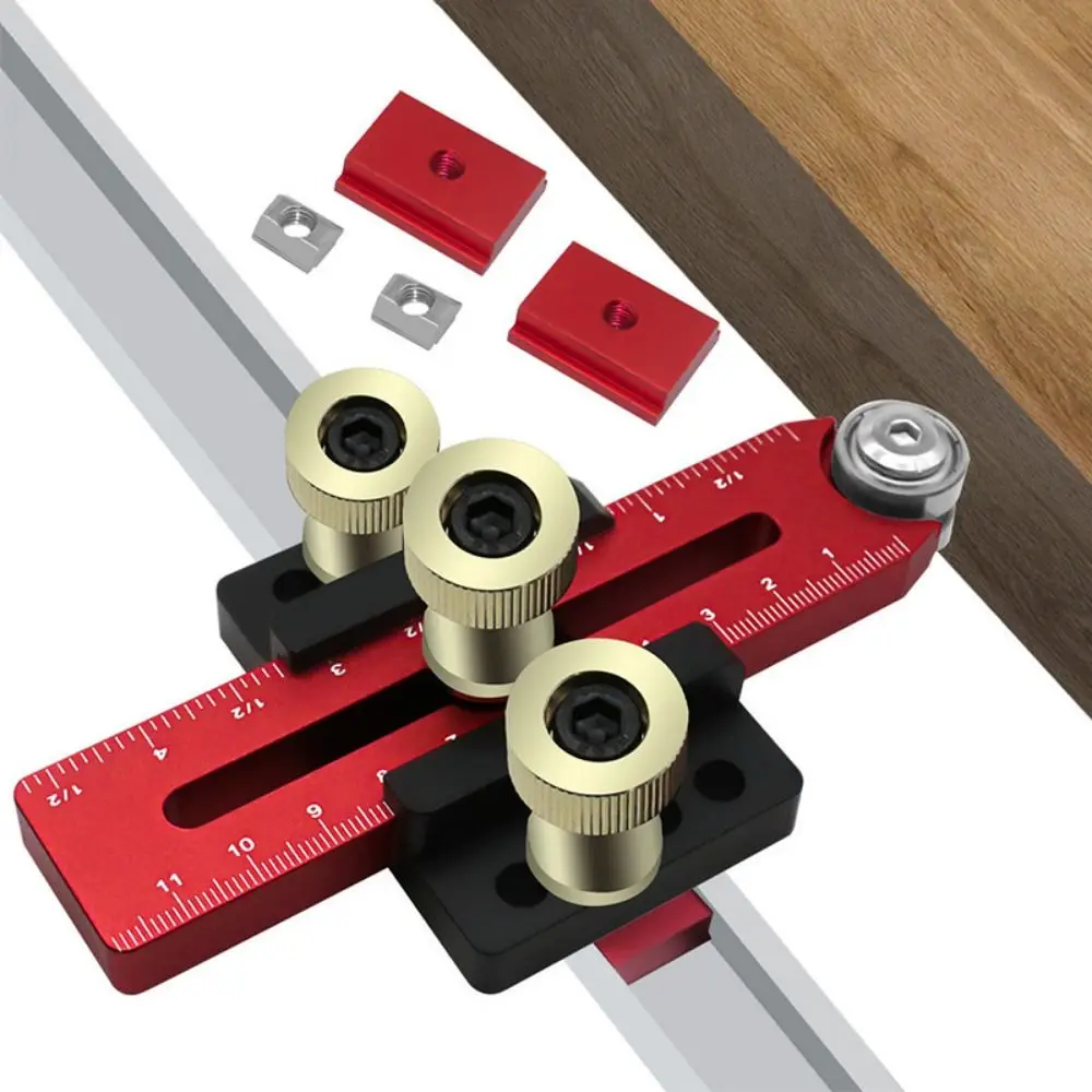 

With Roller Woodworking Thin Rip Jig Precise Limit Position Table Saw Jig Guide Aluminum Alloy Fast Cutting