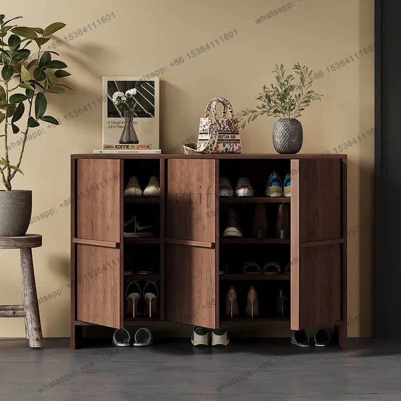 Wooden shelves home Shoe rack living room holder organizer hallway shoes storage rack room system zapatero house furniture