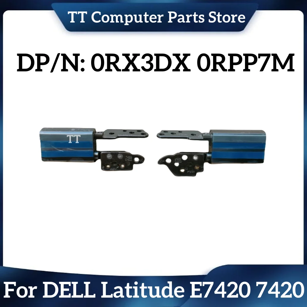 TT FOR DELL Latitude E7420 7420 2-in-1 LCD screen shaft hinge 0RX3DX 0RPP7M black Fast Ship