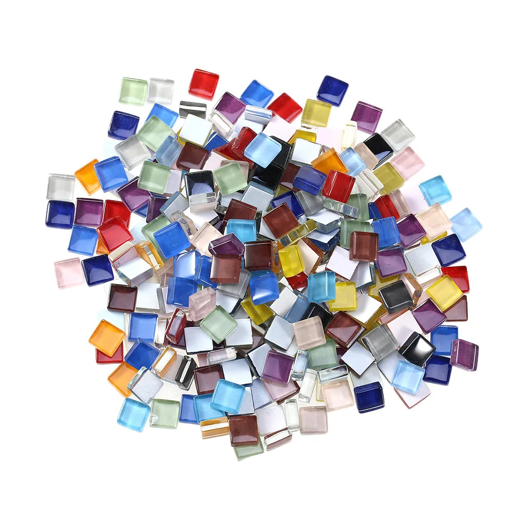 

10Mm 600G Assorted Crystal Mosaic Tiles Creative Kit Waterproof Easy Stick Training Handwork Creativity Art Supplier