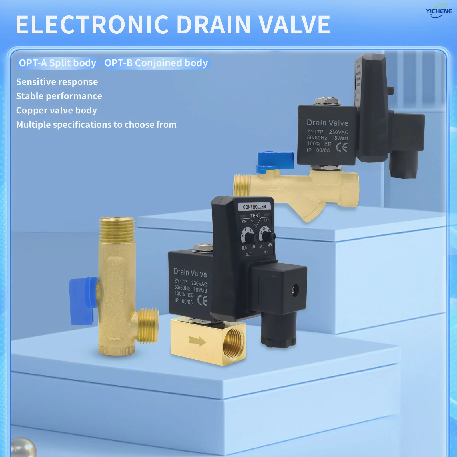 Electronic drain valve,gas storage tank automatic drain valve,electromagnetic air compressor timer drain valve