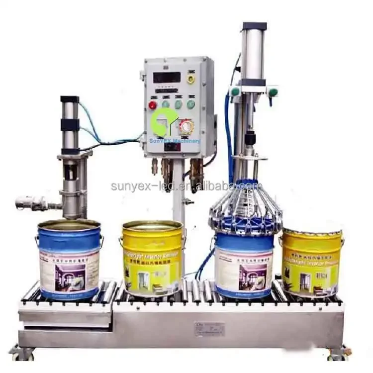 Sunyex Strict Quality Check Factory Low Price Paint Filling Machine Line Essential Oil Small Bottle Liquid Filling Machine