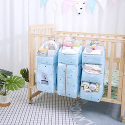 Baby Bed Organizer Hanging Bags Newborn Crib Diaper Storage Bag For Babies Infant Diaper Clothing Caddy Bag Bedding Nursing Bag