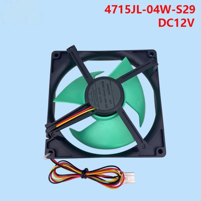 AB43-DC12V 0.23A Fan Replacement For Midea Refrigerator MODEF 4715JL-04W-S29 Fridge Cooling Freezer Radiator Repair Part