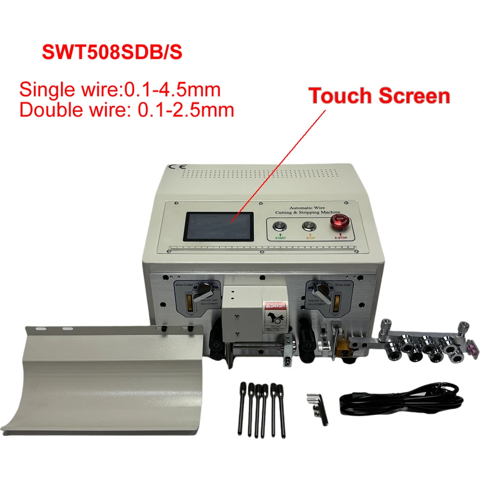 Máquina pelacables automática ajustable SWT508C SWT508SD SWT508E con pantalla táctil, cortadora y peladora de cables SWT508ES 5