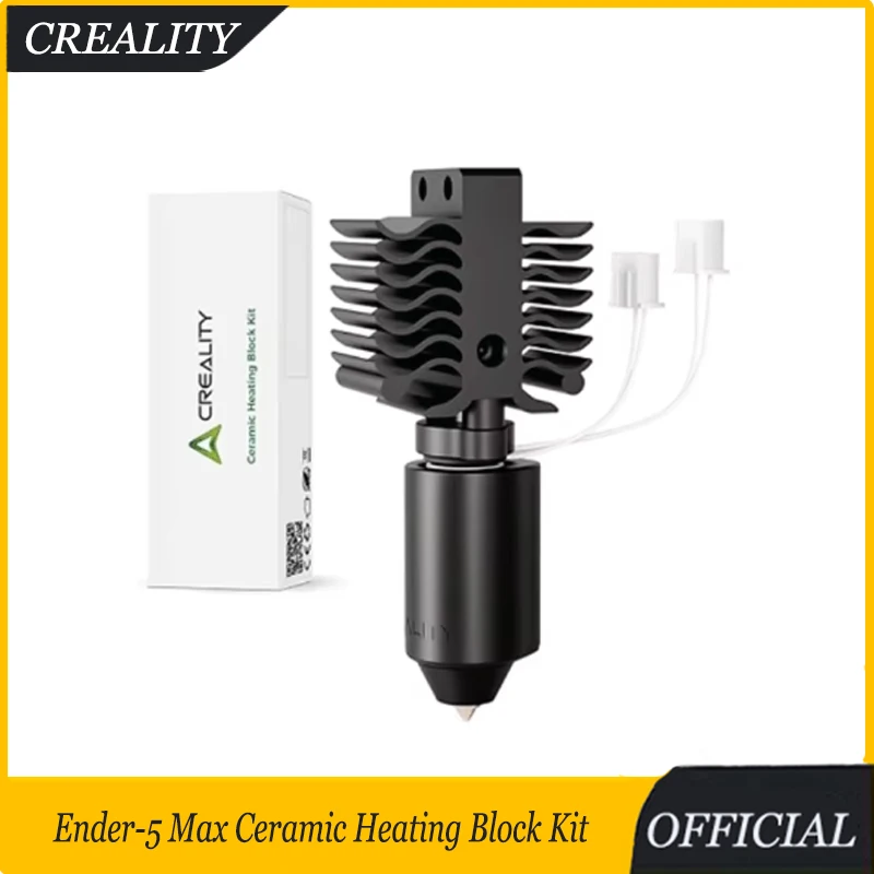 Creality Ender 5 Max Ceramic Heating Block Kit High Thermal Conductivity, High Flow Printing, 300°C Temperature Resistance,