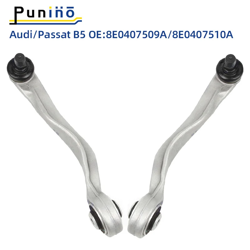 Punino Front Upper Right Suspension Bent Control Arm For Audi A4 B5 A6 C5 A8 4D2 VW Volkswagen PASSAT SKODA SEAT 8E0407510A