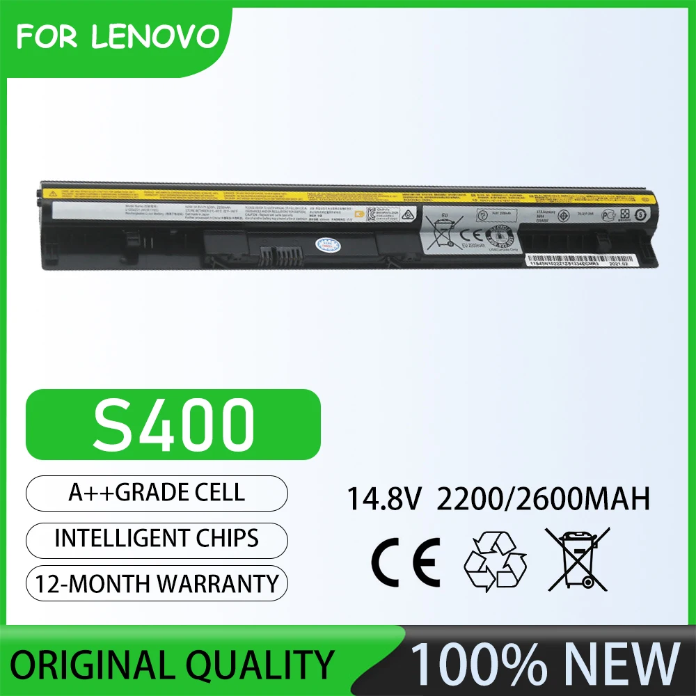 Batteria Del Computer Portatile S400 Da 14,8 V 2600 Mah Per Lenovo Ideapad S405 Serie Lenovo Ideapad S410 Serie Lenovo Ideapad S410 Touch Series
