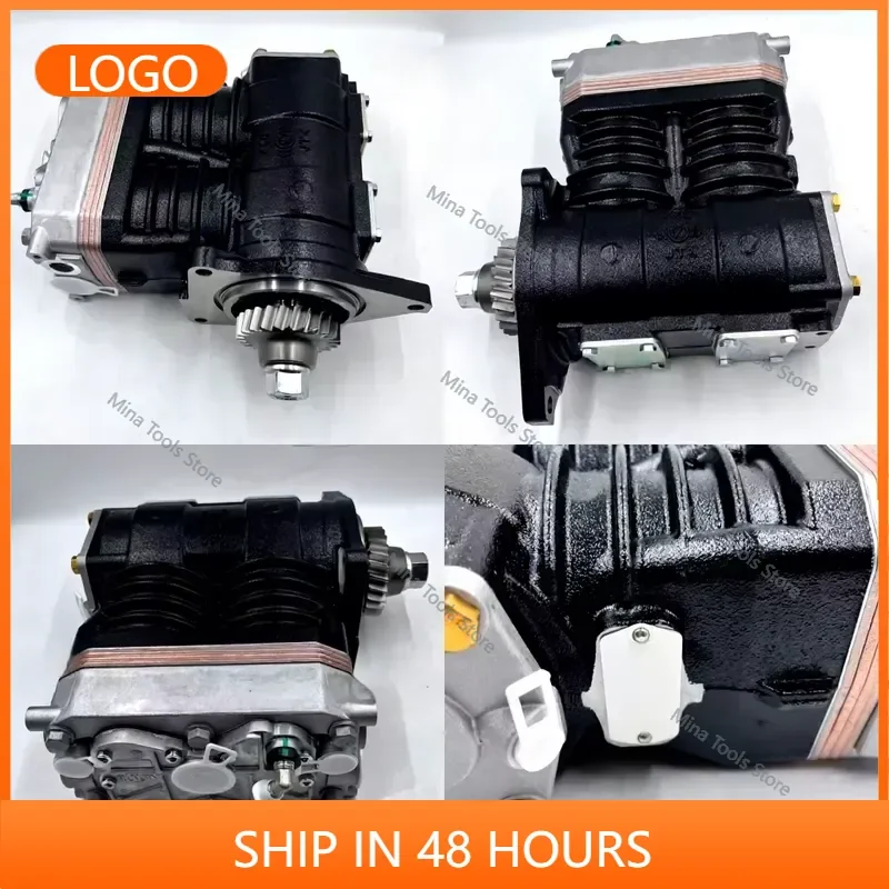 12V Air Compressor Model 1000406884 612630030405 Dual-Barrel Assembly for WP12 and WP13 Engines OLIVER for