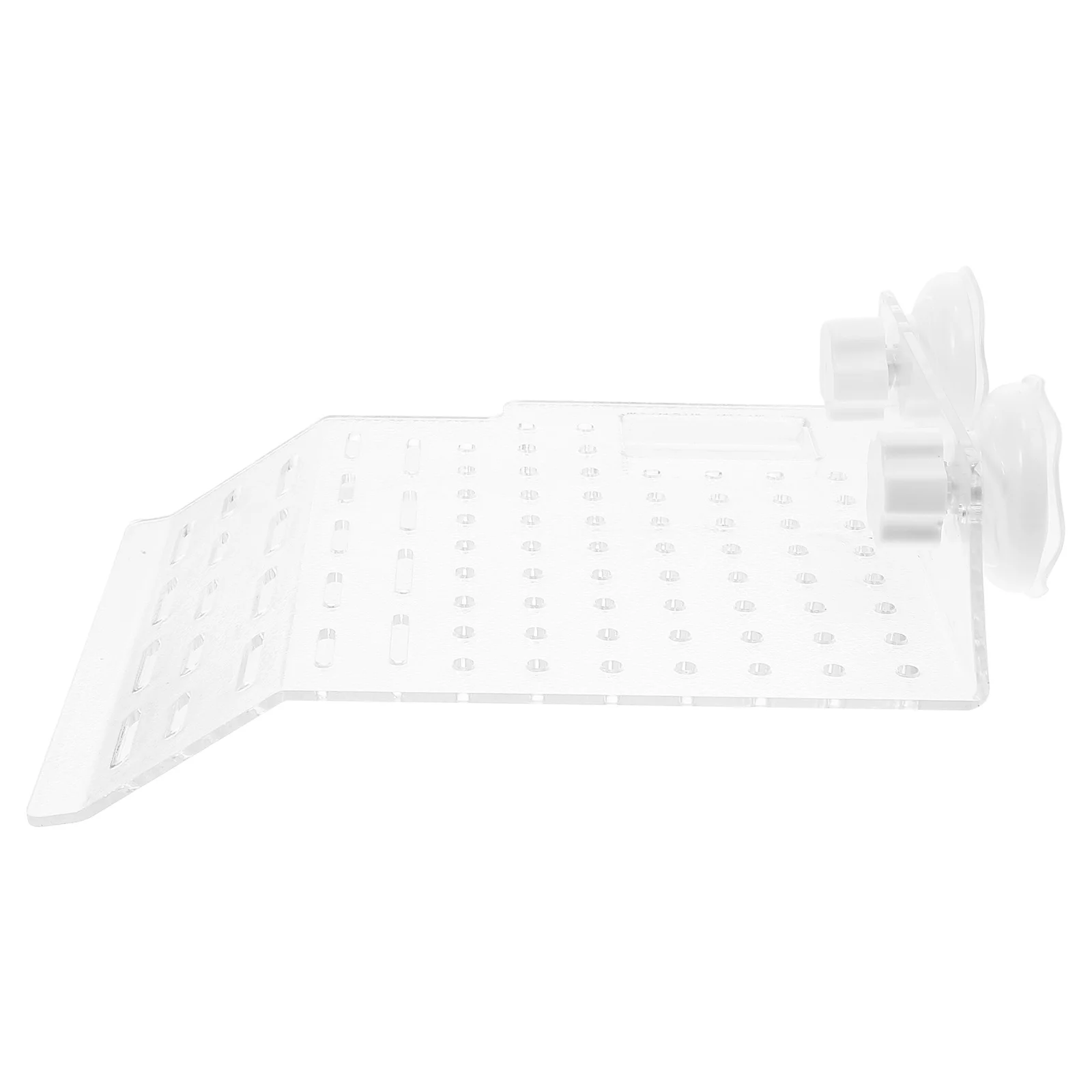 منصة تسلق الزواحف حوض السلحفاة الفرح قوي شفط الاكريليك السلحفاة يستريح شرفة حوض السمك خزان ملحق للمياه