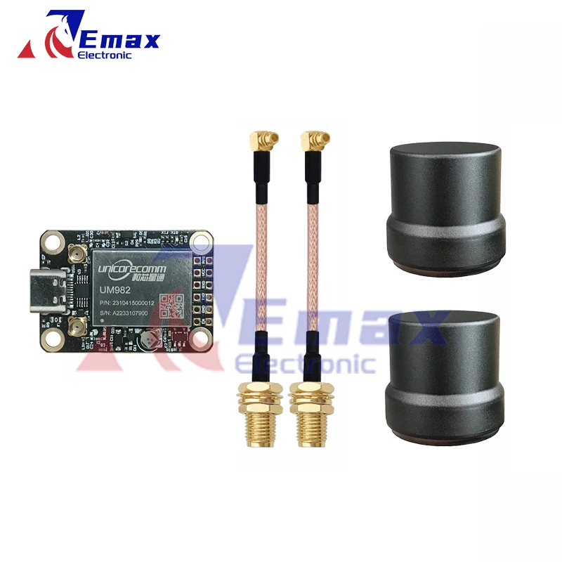 Imagem -02 - Unicoremm Um982 tipo c para Placa Usb Receptor Gnss Rtk de Alta Precisão para Station Rover e Robôs Navio Livre Em-982d1