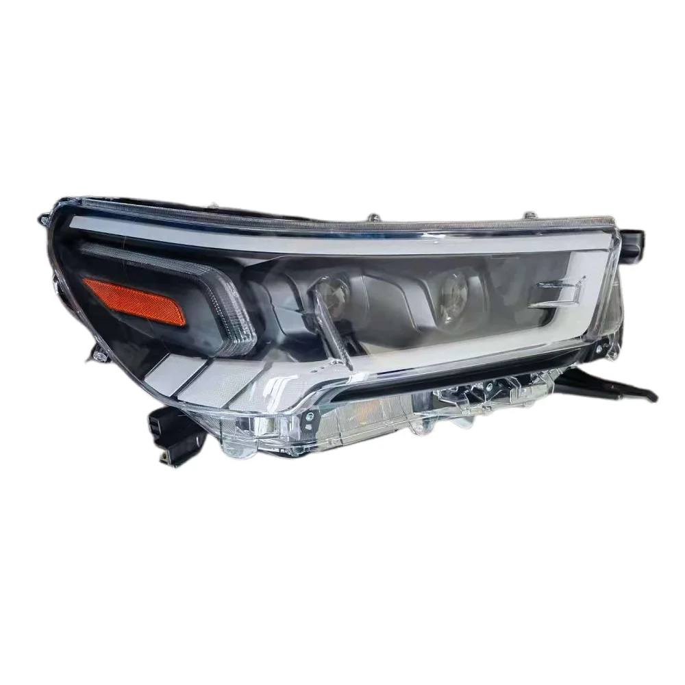 Auto Front Headlamps Lights Fit for Hilux Revo Rocco 2021 2022 2023 Front Bulbs Full Leds