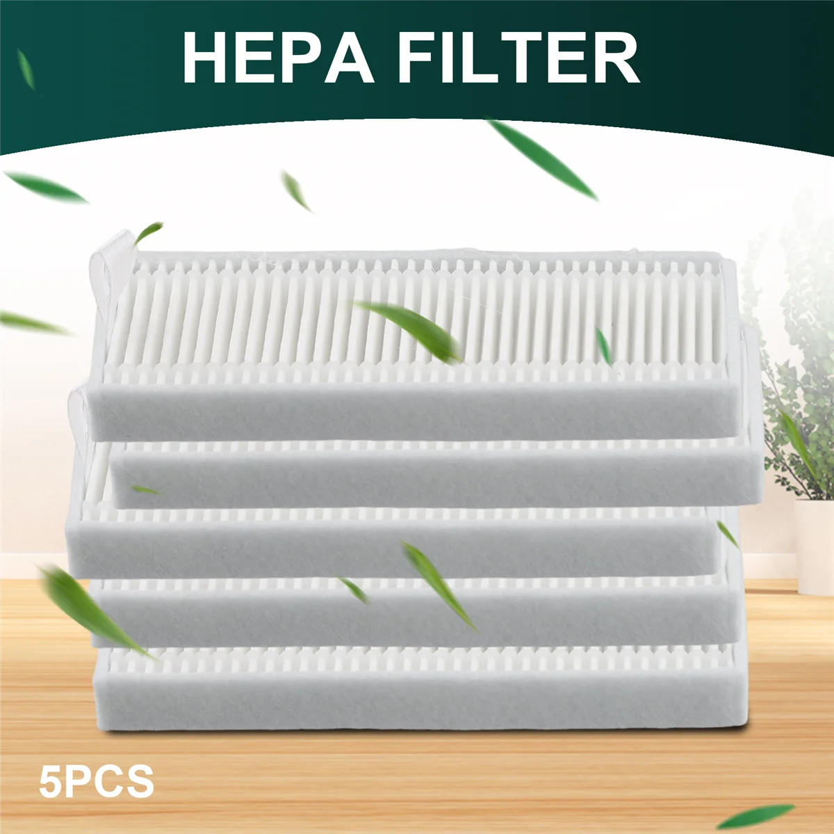 N18R 5 Stück Roboter-Staubsauger HEPA-Filter für Kitfort Kt-532 Kt532 Roboter-Staubsauger Teile Filter Hepa-Zubehör