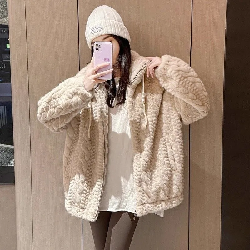 Women Jackets Winter Coat Jacket Faux Fur Thick Warm New Chic