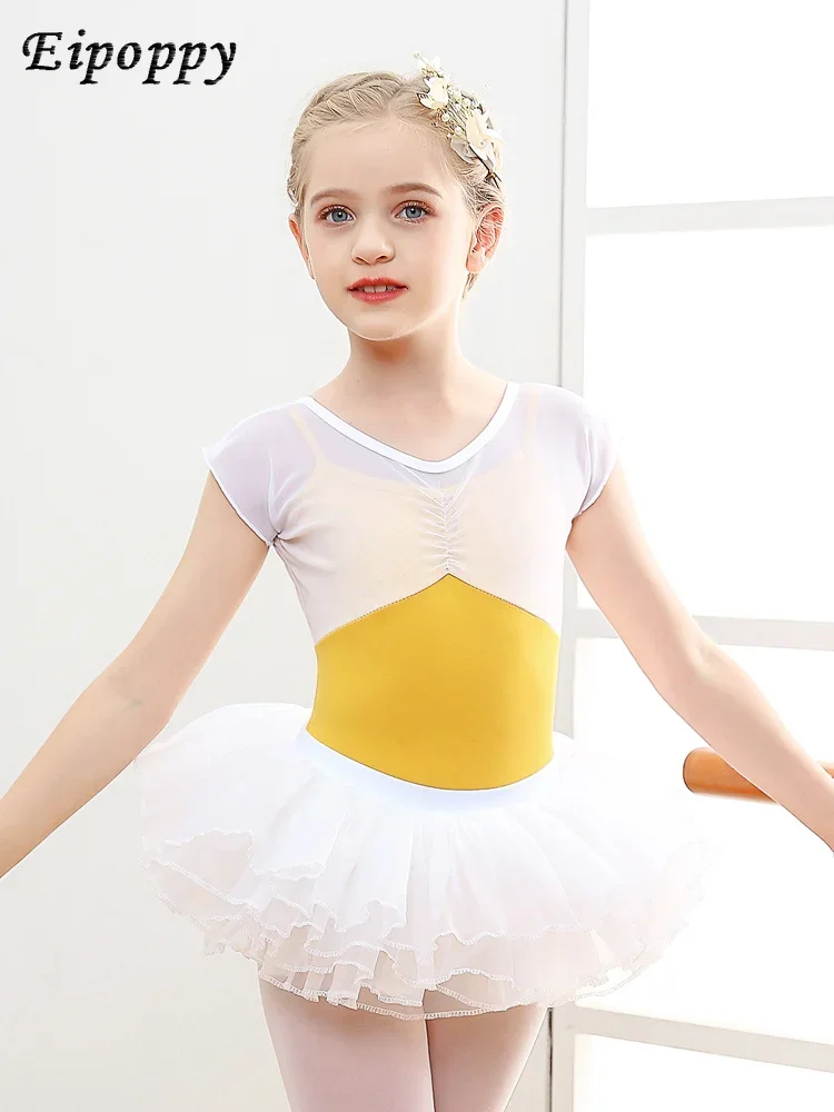 

Children's Dance Clothes Ballet Costume Chinese Dance Dancing Clothes Split Gauze Skirt