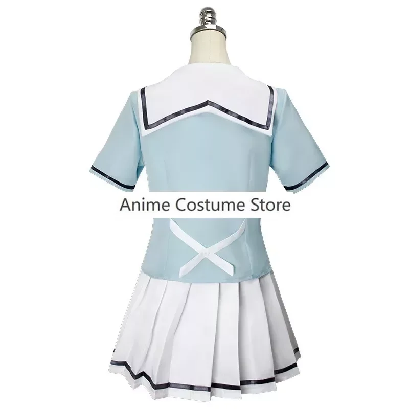 Bang dream-to鳥山コスプレ衣装、ウィッグ、スカート、テレビ、アニメ、セーラーユニフォームアクセサリー、ハロウィーン、クリスマス、カーニバル、フルスーツ