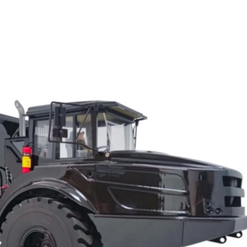 

6*6 XDRC Metal Hydraulic RC Articulated Truck Dumper 1/14 RTR Tipper Painted Black Car Light Sound Outdoors Toys Model THZH1432