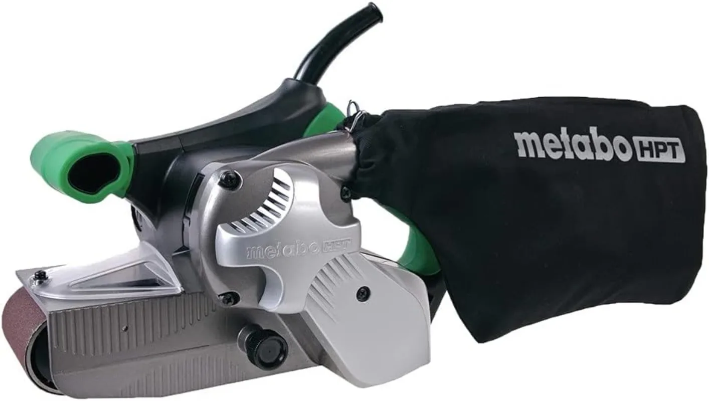 

Metabo HPT Belt Sander, 3 x 21 Inch, For Woodworking, Variable Speed, 9.0 Amp Motor, Soft Grip, SB8V2